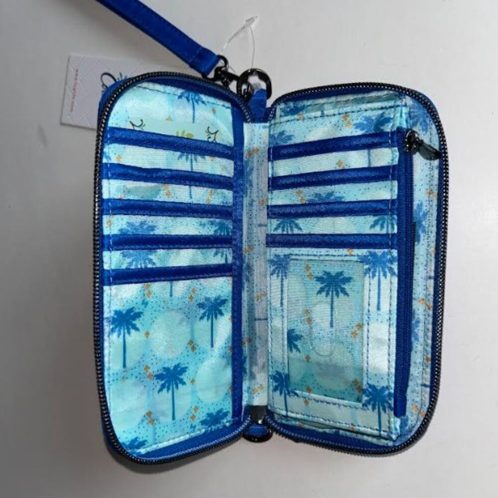 Lug Whirly RFID Wristlet Wallet Azure Blue - Picture 5 of 8